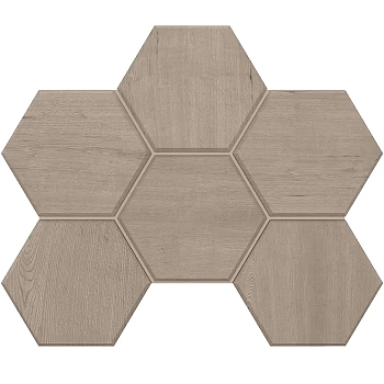 Мозаика Classic Wood Мозаика CW01 Hexagon Неполированный 25x28.5